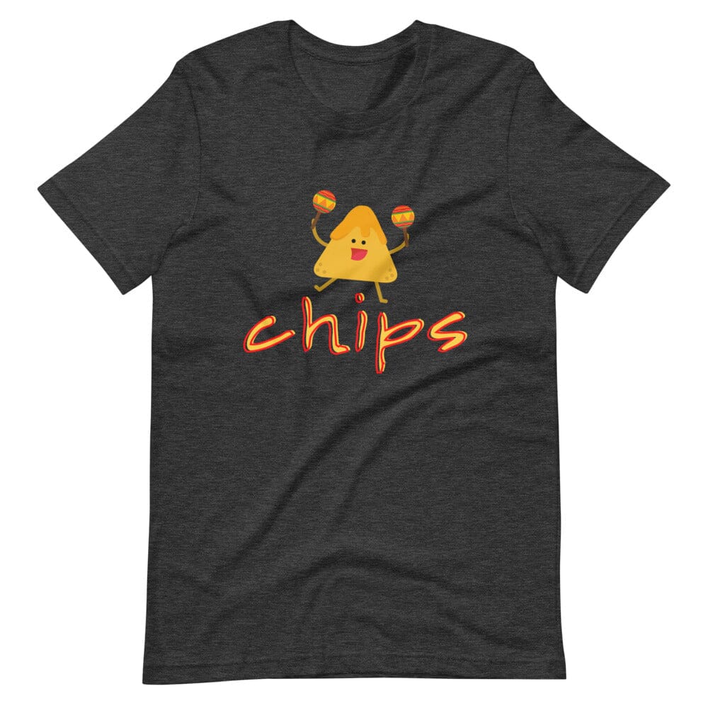 Chips Graphic Couples Tee Comfortable Unisex T-Shirt