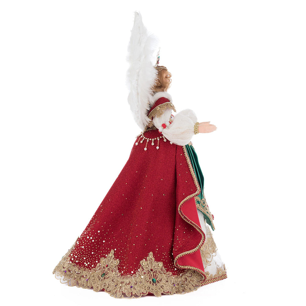 Christmas Ball Angelina Tree Topper 22.5 Inch Katherine's Collection