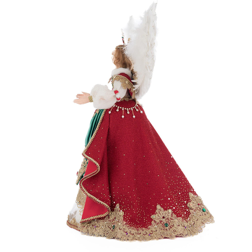 Christmas Ball Angelina Tree Topper 22.5 Inch Katherine's Collection