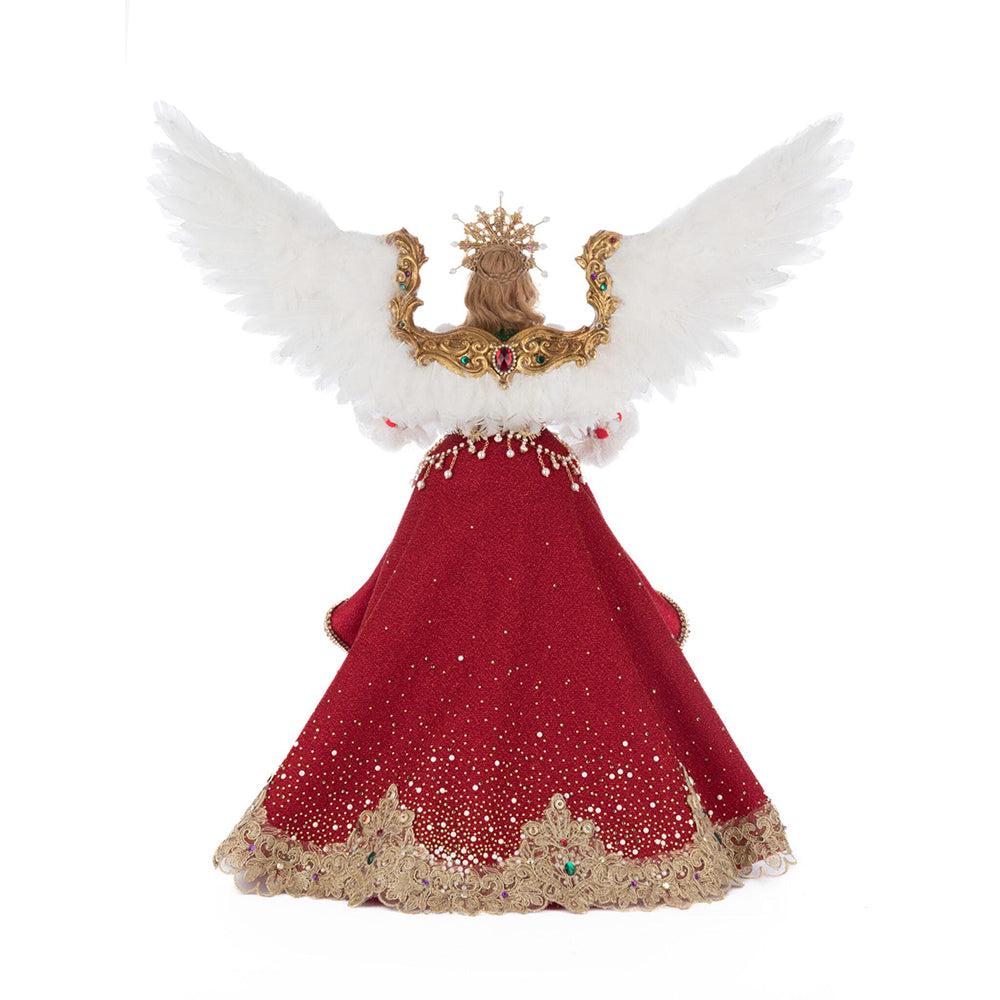Christmas Ball Angelina Tree Topper 22.5 Inch Katherine's Collection