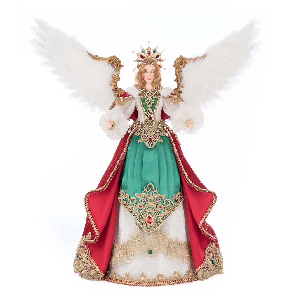 Christmas Ball Angelina Tree Topper 22.5 Inch Katherine's Collection