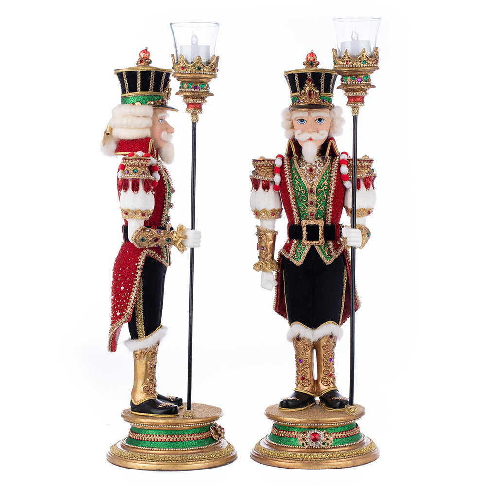 Christmas Ball Nutcracker Votive Assortment of 2 by Katherine's Collection