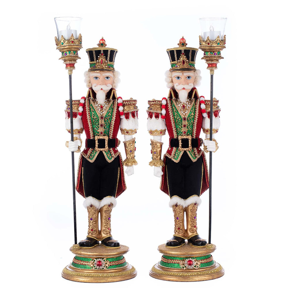Christmas Ball Nutcracker Votive Assortment of 2 by Katherine's Collection