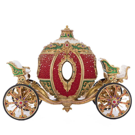 Christmas Ball Ornament Carriage 16.5 inch Decorative Holiday Ornament by Katherine's Collection