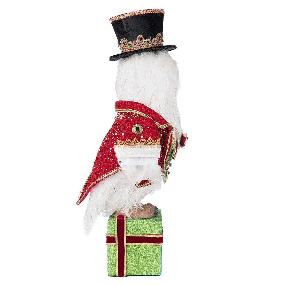 Christmas Ball Owl Tabletop Decoration 19.5 Inch Katherine's Collection