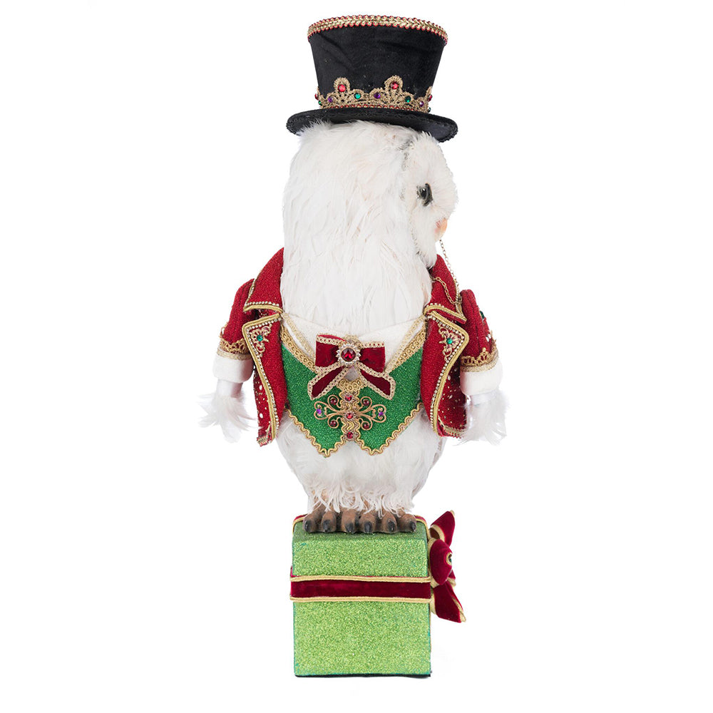 Christmas Ball Owl Tabletop Decoration 19.5 Inch Katherine's Collection