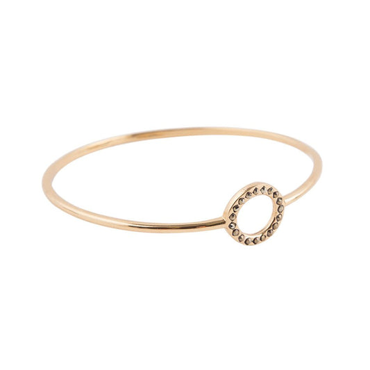 Circle of Life Marcasite 7in Bangle Bracelet Barse Jewelry