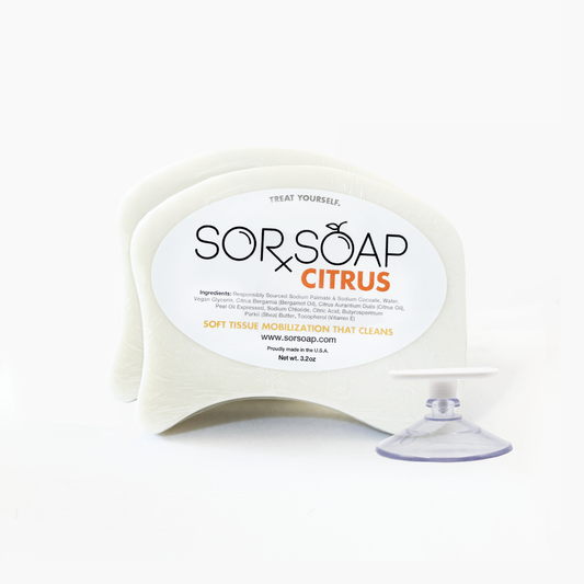 Citrus and Bergamot Key Ingredient Massage Bar 2 Pack