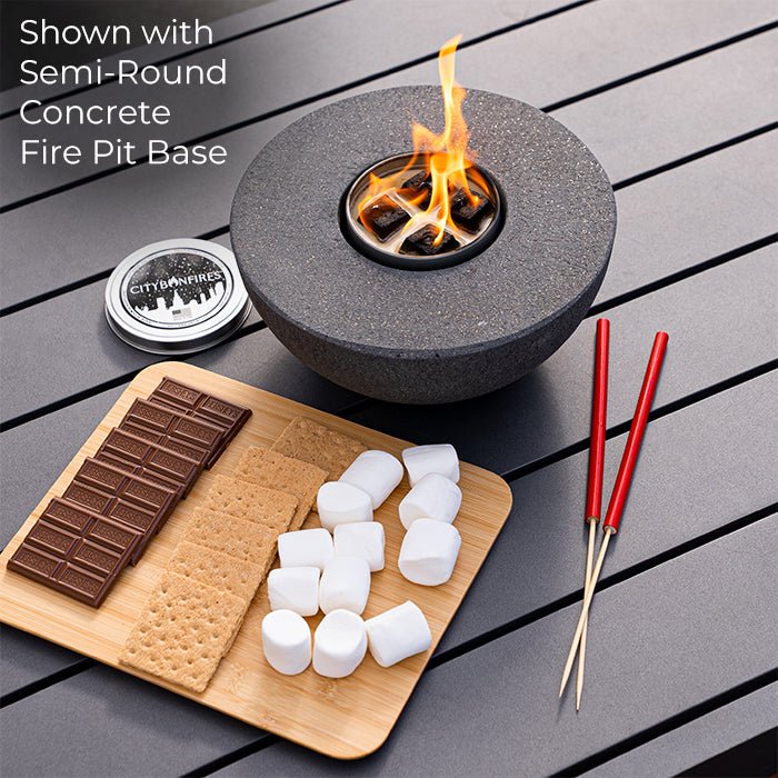 Portable Soy Wax Bonfire Fire Pit City Bonfire