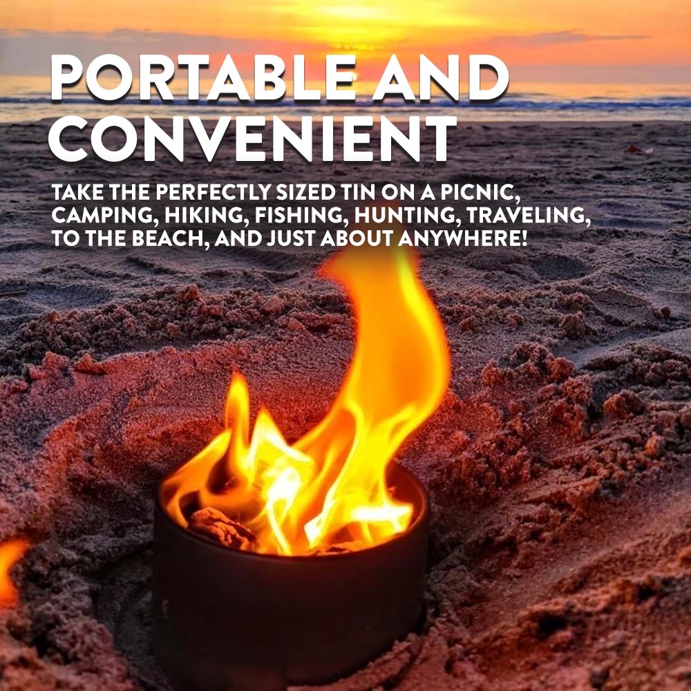 Portable Soy Wax Bonfire Fire Pit City Bonfire