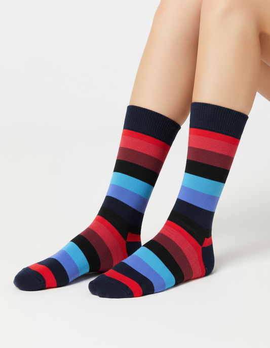 Classic Contrast Bold Wearable Socks ModSoles