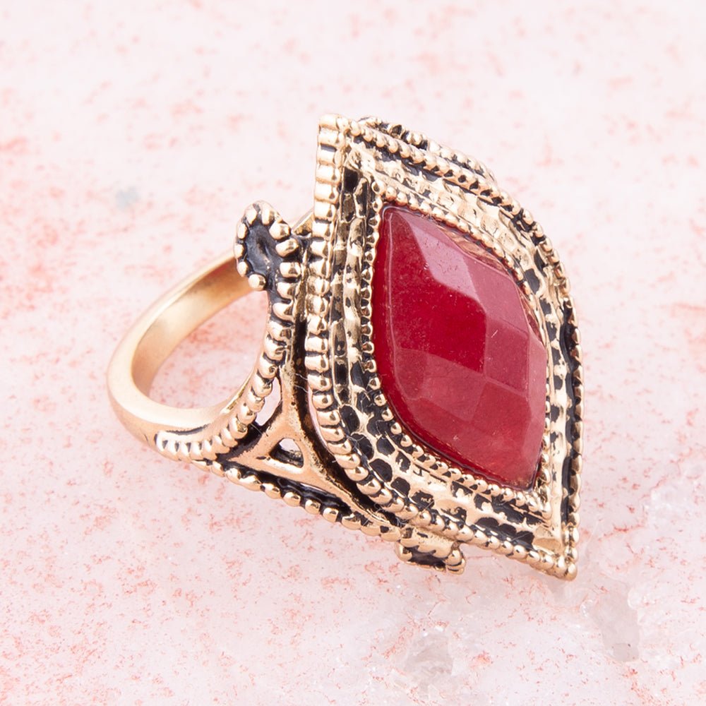 Bordeaux Quartz Marque Ring Cleopatra