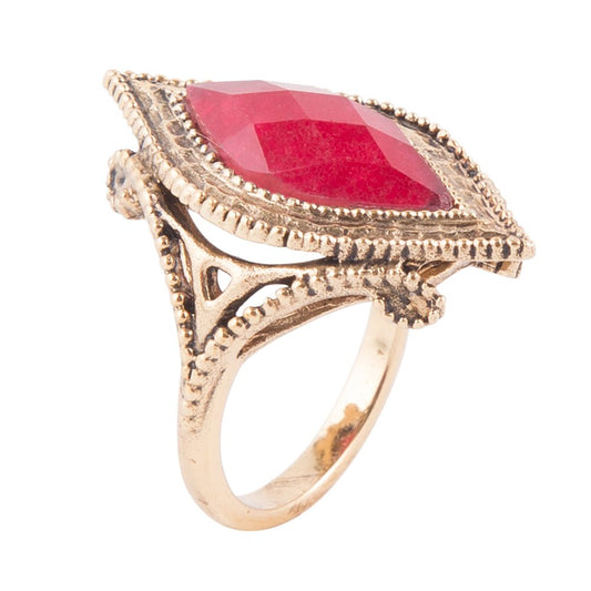 Bordeaux Quartz Marque Ring Cleopatra