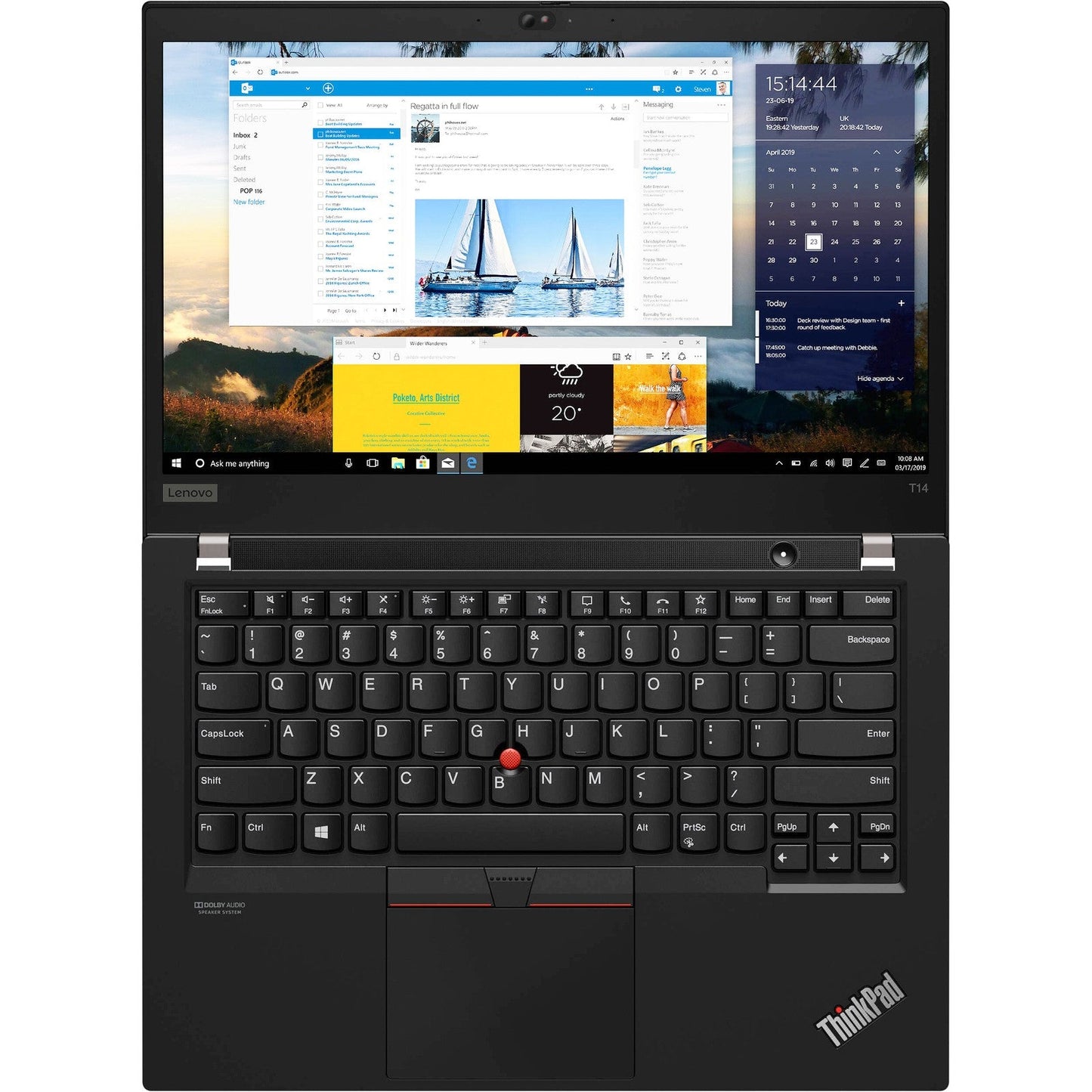 Lenovo ThinkPad T14 G2 Intel Core i5‑1145G7 16 GB/256 GB SSD Windows 10