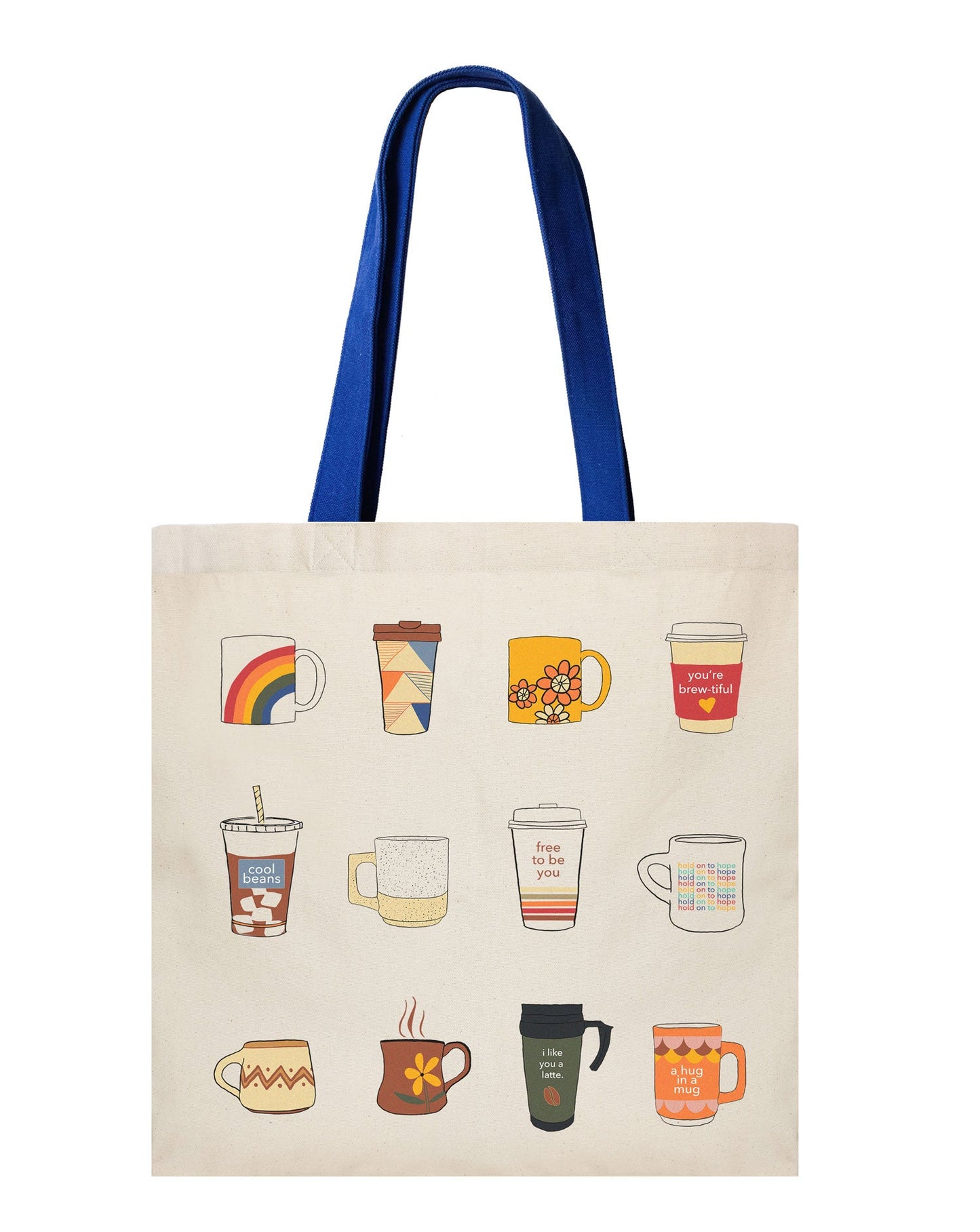 Coffee Lover Organic Cotton Tote Bag
