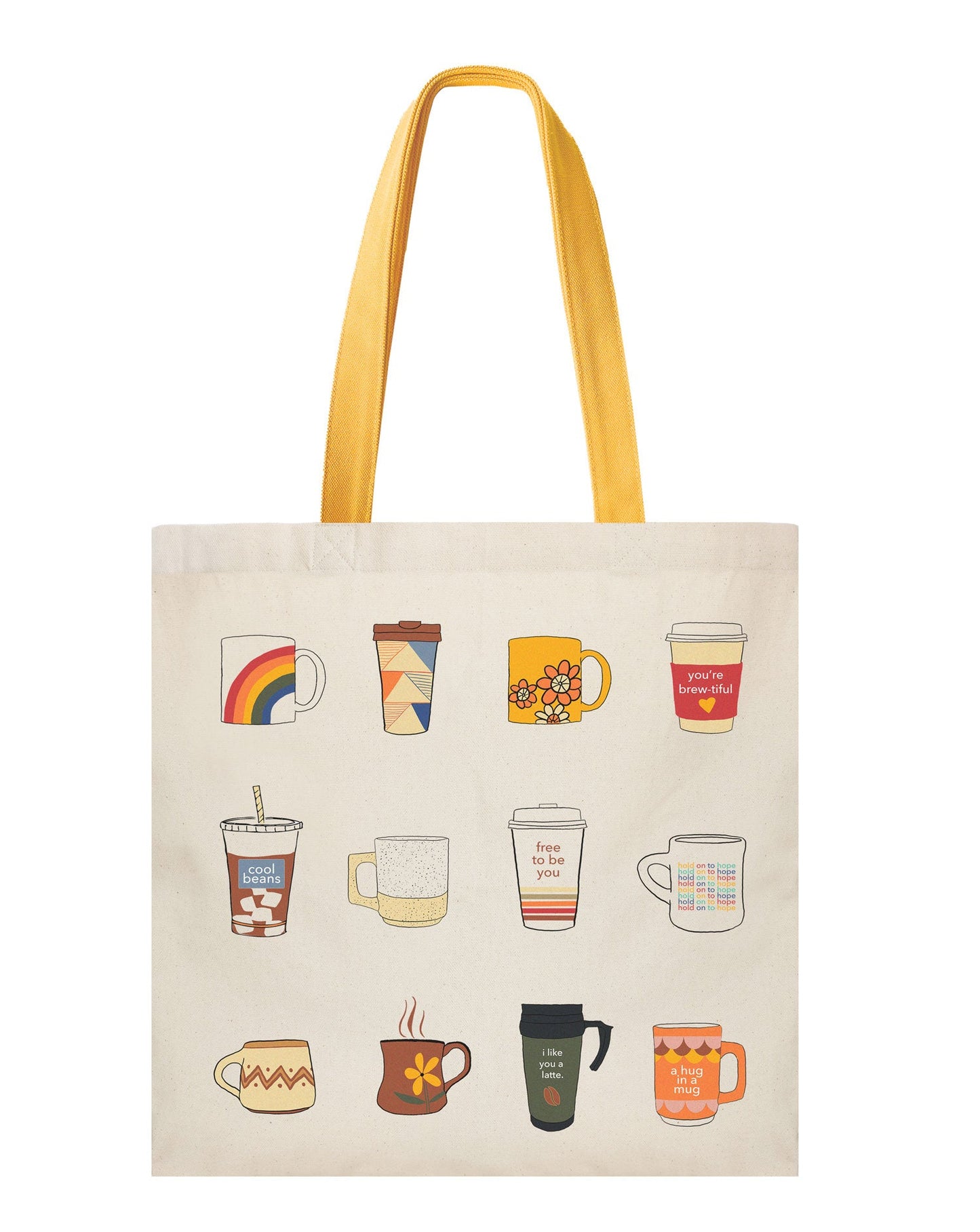 Coffee Lover Organic Cotton Tote Bag