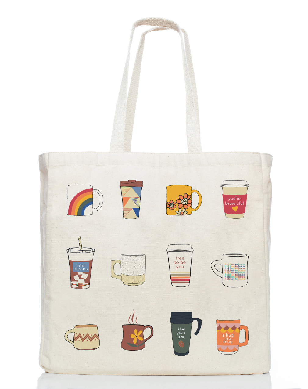 Coffee Lover Organic Cotton Tote Bag