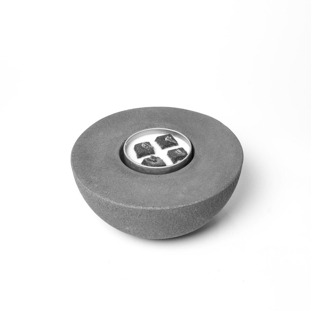 Concrete Acid Wash Semi-Round Fire Pit City Bonfires