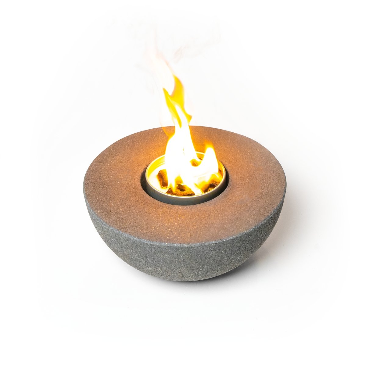 Concrete Acid Wash Semi-Round Fire Pit City Bonfires