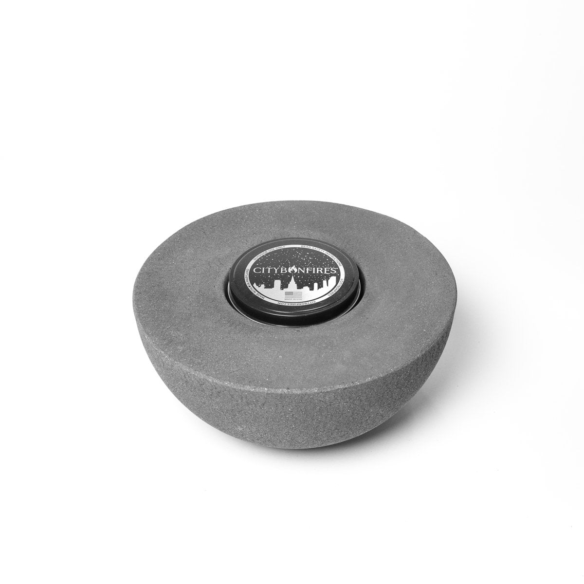 Concrete Acid Wash Semi-Round Fire Pit City Bonfires