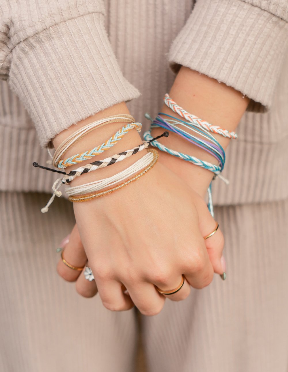 Courage String Bracelet Strength Reminder Elevated Faith