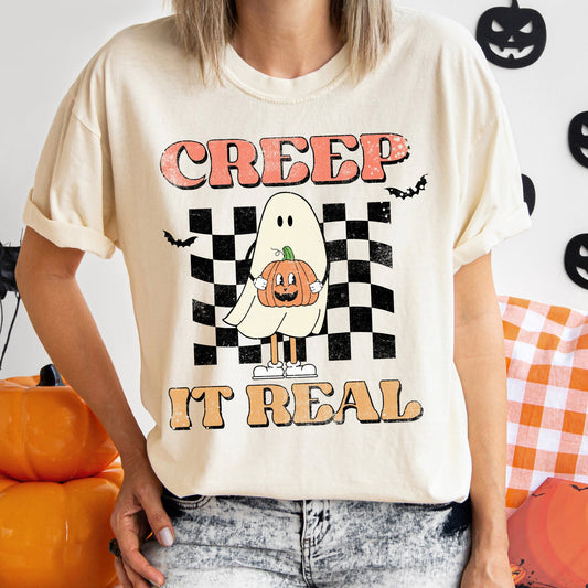 Vintage Halloween Comfort Colors T-shirt Creep It Real