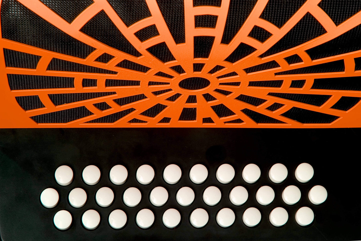Hohner Compadre Diatonic Keys of F/Bb/Eb Accordion Orange