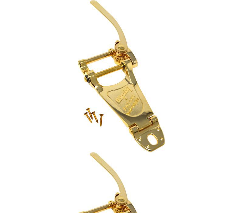 Bigsby B7 Vibrato All Gold Tailpiece for Archtop Guitars