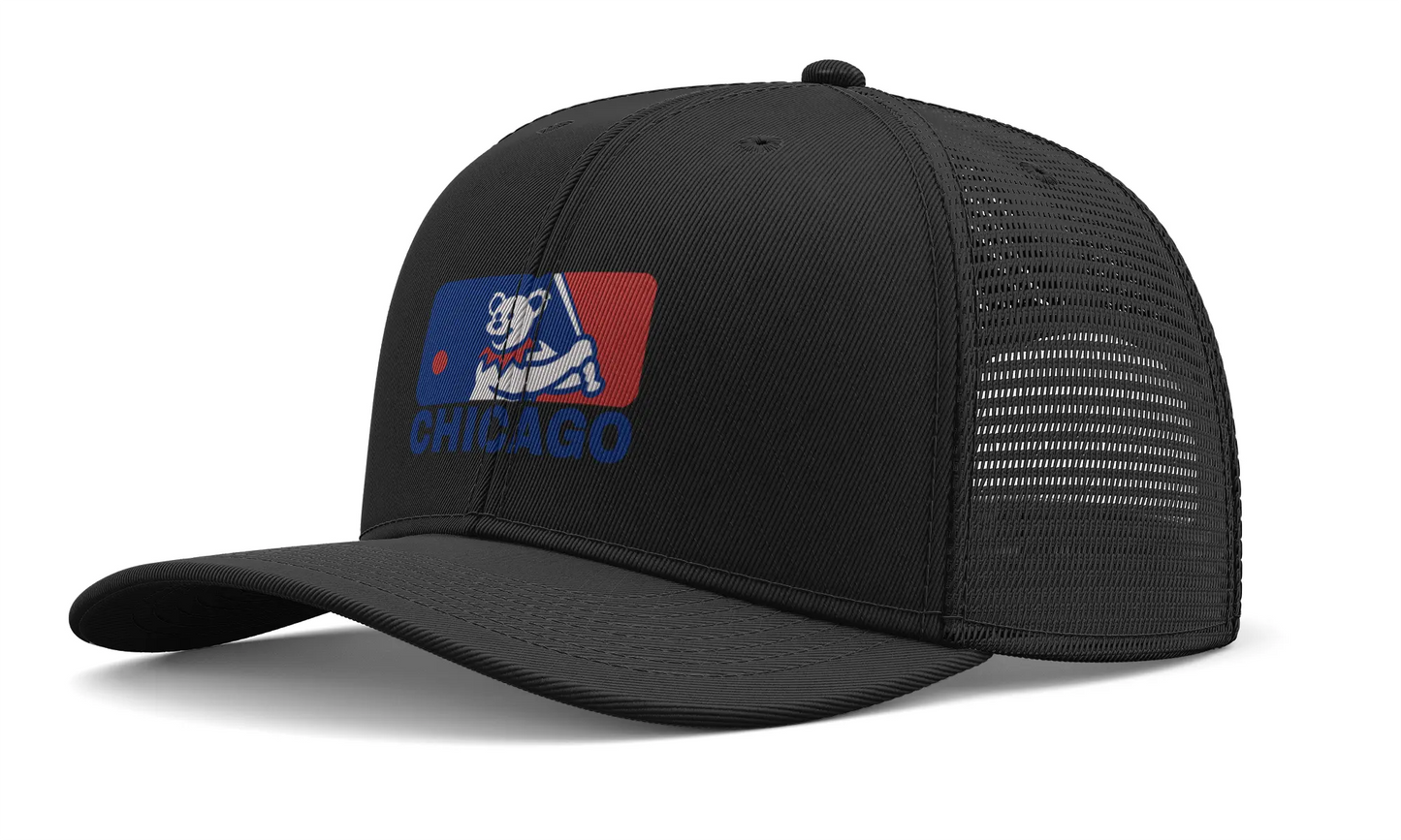Chicago Baseball Edition Dancing Bear Logo Trucker Cap The Ballpark Collection