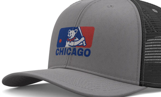 Chicago Baseball Edition Dancing Bear Logo Trucker Cap The Ballpark Collection