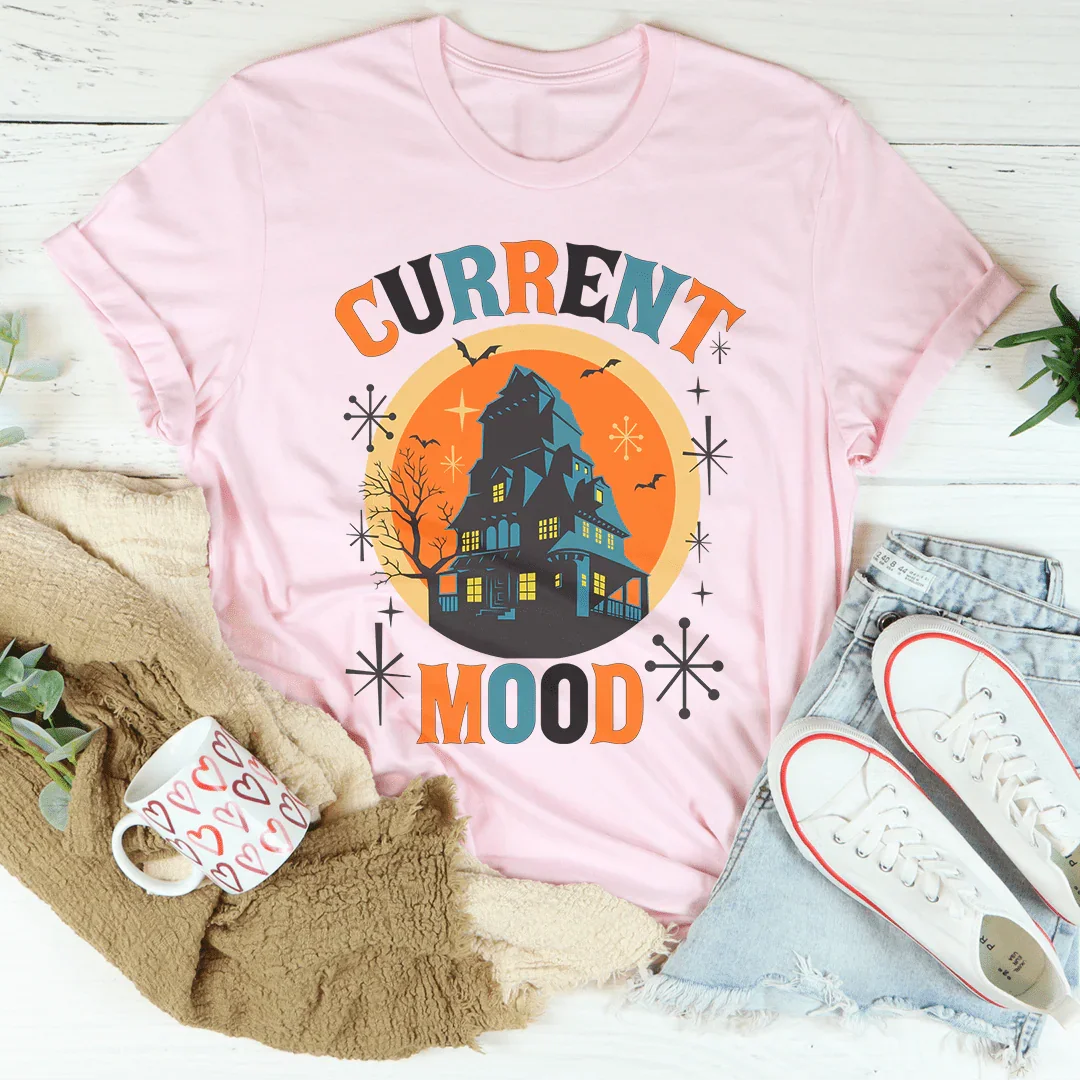 Current Mood Halloween Soft Ring-Spun Cotton Tee Peachy Sunday