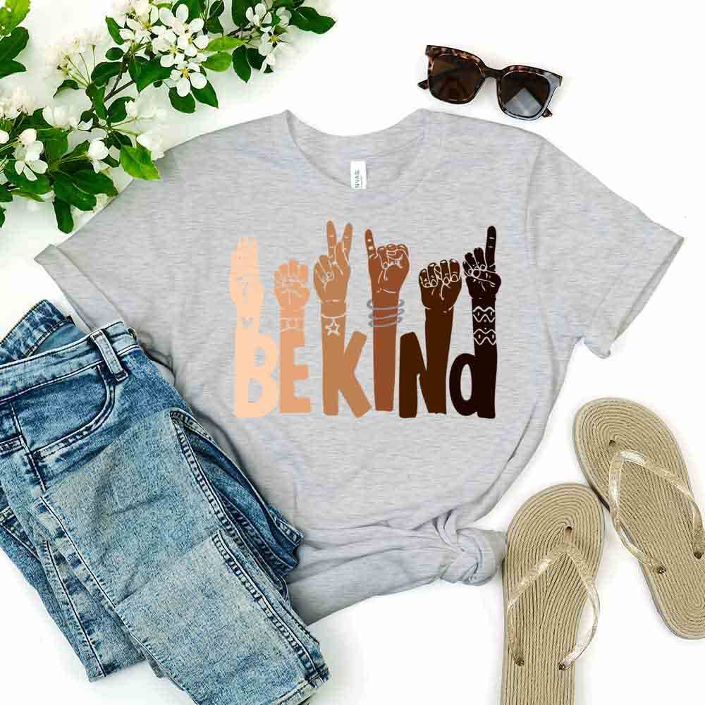 Be Kind T-Shirt – Positive Message Graphic Tee for Everyday Wear
