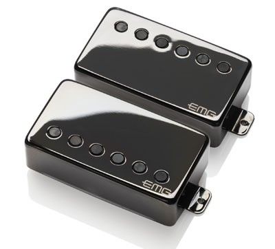 EMG Black Chrome James Hetfield Humbucker Pickups Set