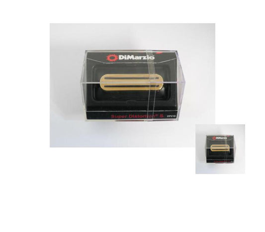 Super Distortion S Single Coil Bridge Pick-up with Gold Cover DiMarzio