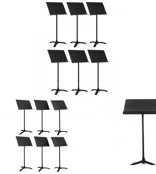 Manhasset Adjustable Music Stand 6-pack Symphony Model 48 Black