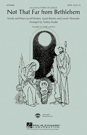 Not That Far From Bethlehem ShowTrax CD Sacred Christmas Choral Point Of Grace