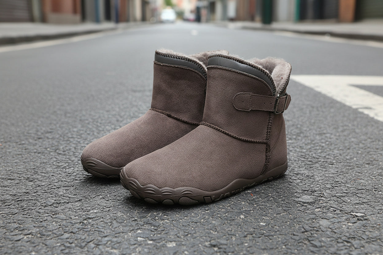 Warm Fleece-Lined Anti-Slip Snow Boots Unisex Winter Boots