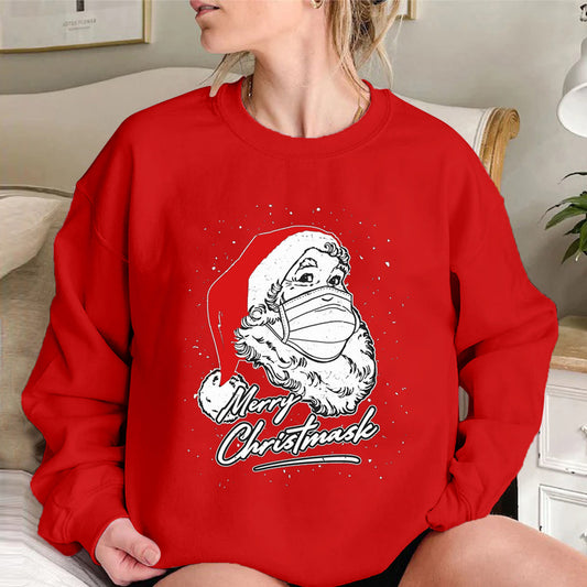 Christmas Elderly Cotton Sweater Women Street Hipster Europe And America