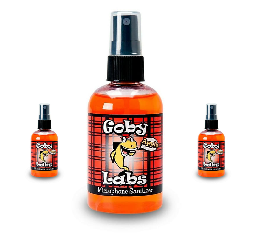 Hosa Goby Labs Microphone Sanitizer Mic Cleaner Spray Bottle 4 fl oz GLS-104