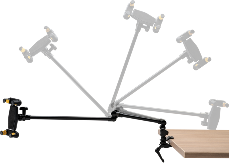 Hercules Stands DG327B Tablet/Smartphone Boom Arm Holder -NEW