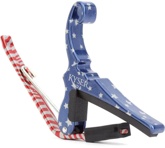 Kyser Quick-Change Stars and Stripes Capo for Acoustic and Electric Guitar