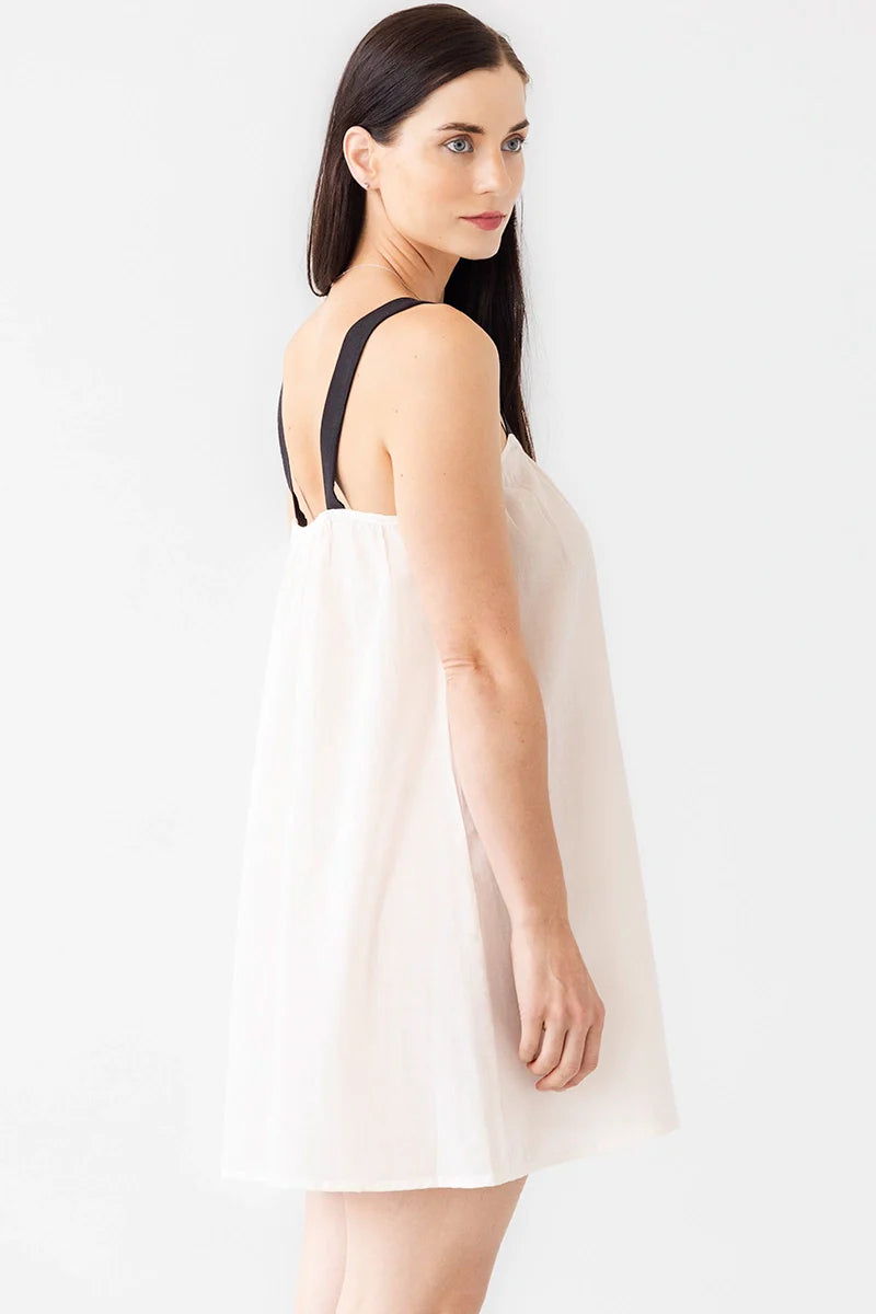 Daisy Cotton Strap Babydoll Dress
