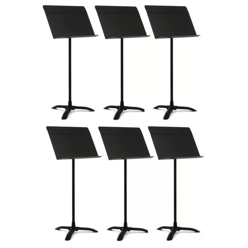 Manhasset Adjustable Music Stand 6-pack Symphony Model 48 Black