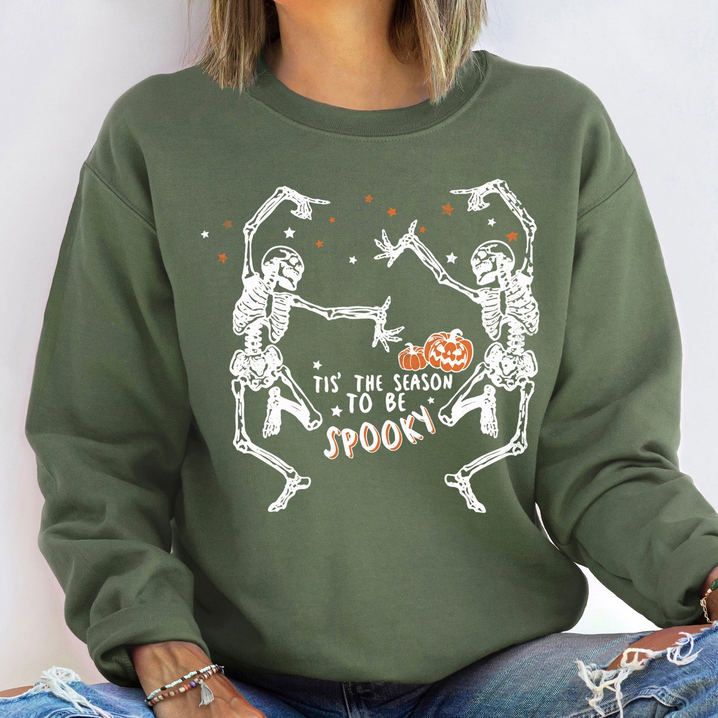 Spooky Dance Vintage Halloween Sweatshirt