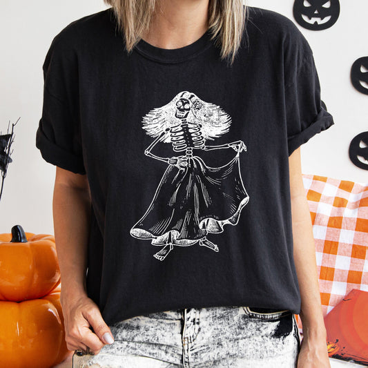 Day Of The Dead Retro Halloween Comfort Colors Tshirt