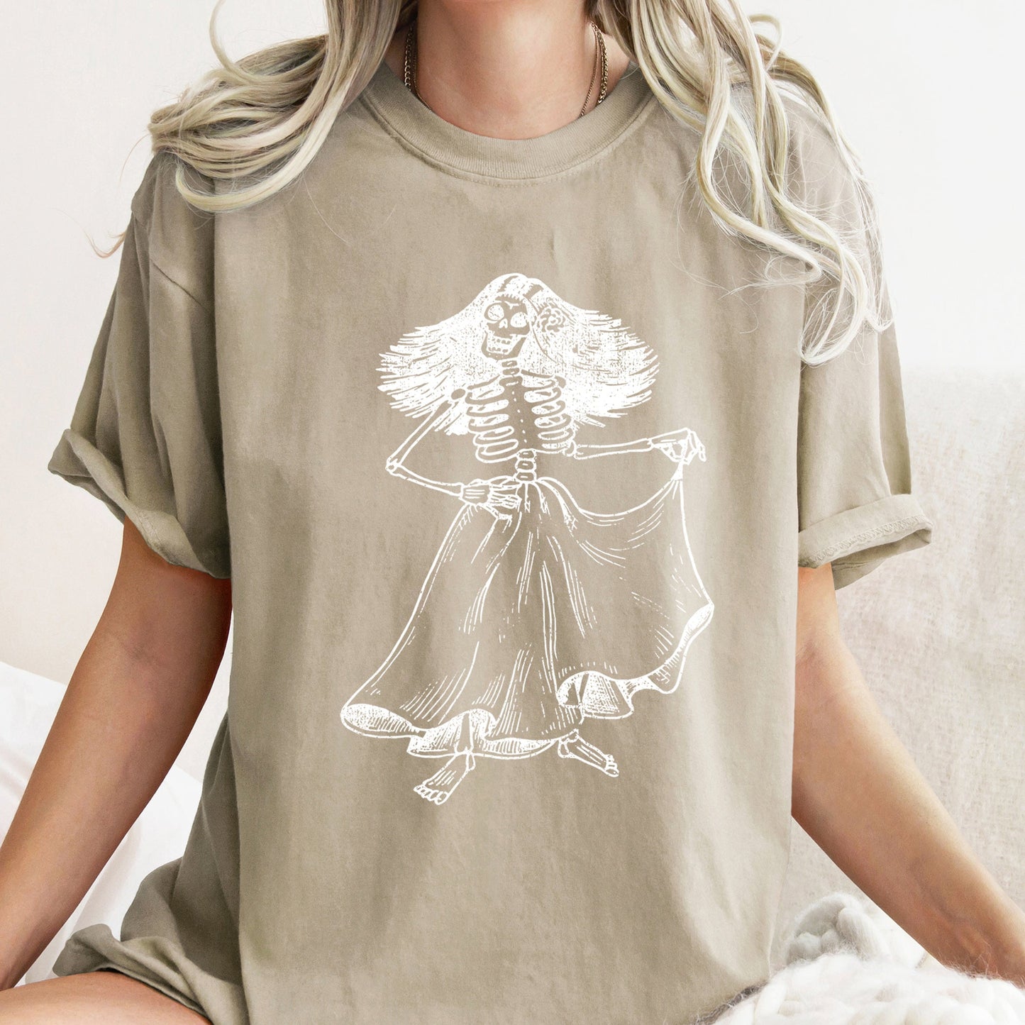 Day Of The Dead Retro Halloween Comfort Colors Tshirt