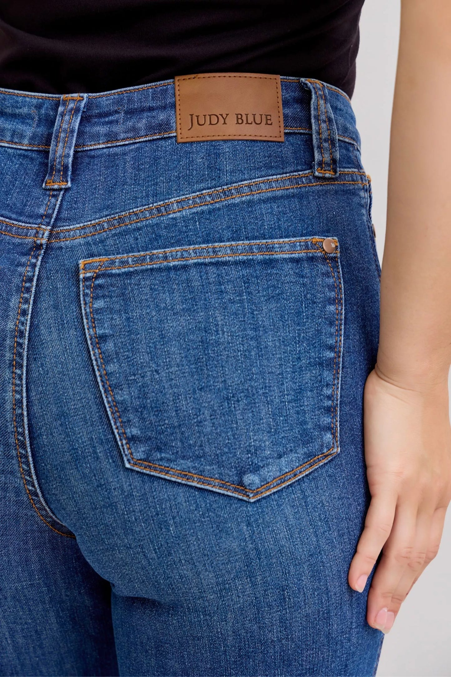 High Waist Tummy Control Straight Jeans Judy Blue