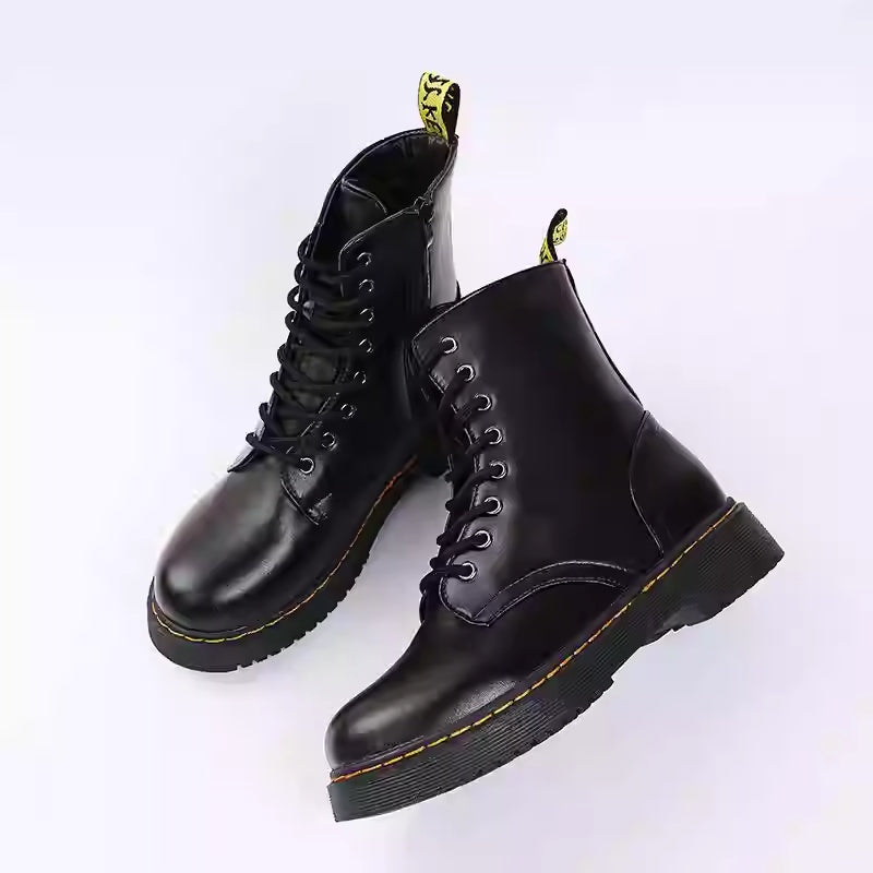 Women’s Classic Lace-Up Short Martin Ankle Boots