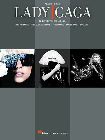 Lady Gaga Piano Solo Personality Softcover Piano Solo Music Book