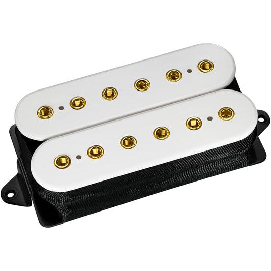 DiMarzio DP215 Evo 2 F-Spaced Humbucker Bridge Pickup White with Gold Poles